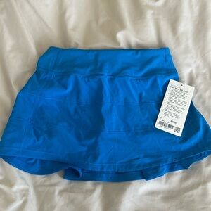 Lululemon Pace Rival MR skirt size 2 blue